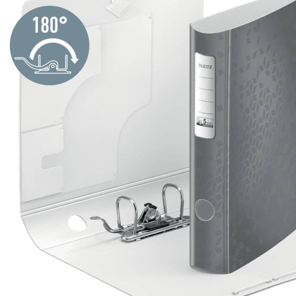 LEITZ Active WOW binder, 180 degrees, 60 mm, assorted colors, DIN A4