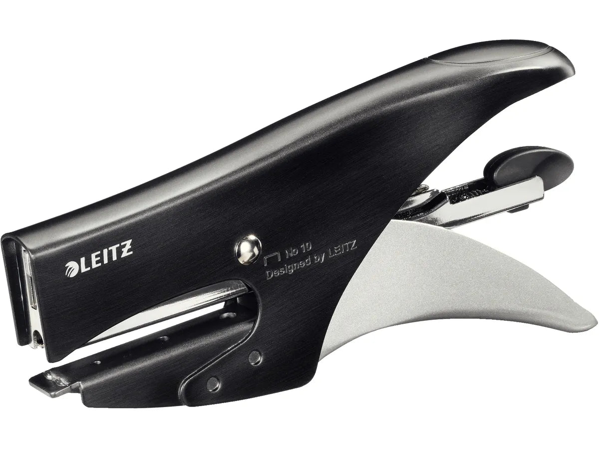 LEITZ Style Stapler, 15 Sheets Capacity, Satin Black - 1 Piece (5564-00-94)