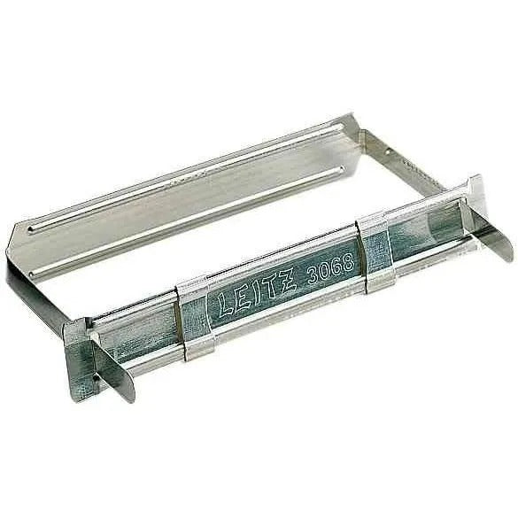 LEITZ Fastener, Metal, with Mounting Strip and Cover Rail, 2 Sliders (3068-00-00)