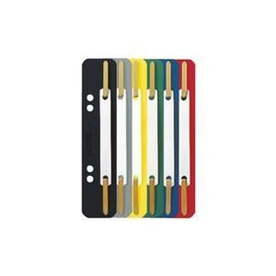 LEITZ Filing Strips - 35 x 158 mm - Assorted Colors - for Filing in Binders (3701-00-99)
