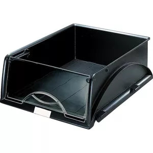 Esselte-Leitz LEITZ Sorty Filing Tray, A4/C4, Black Plastic, 1 Piece, 5231-00-95