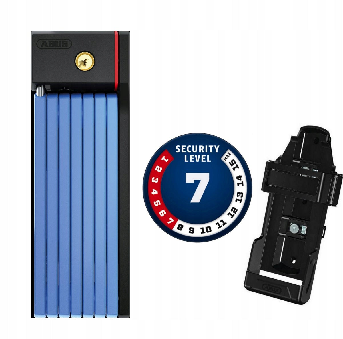 ABUS Bordo BIG uGrip 5700K/100 BU SH - Folding Lock - 8 Colors
