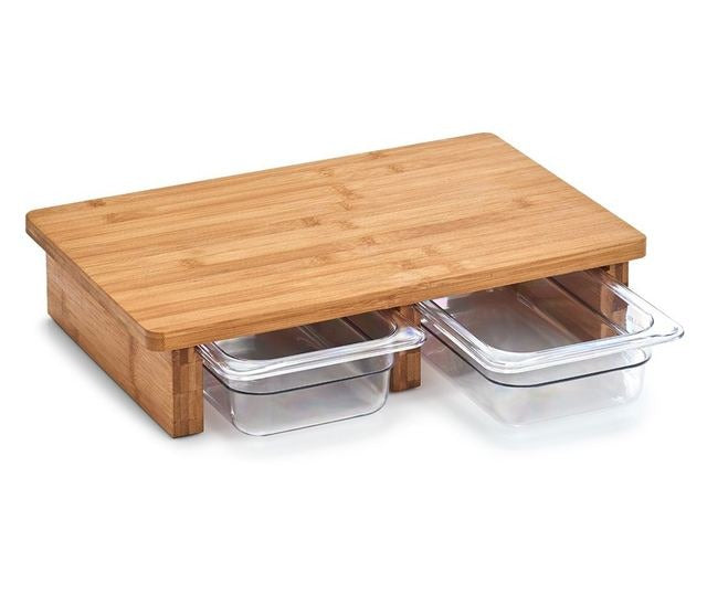 Zeller Cutting Board, Natural Finish, 40.5 x 26.5 cm (25178)