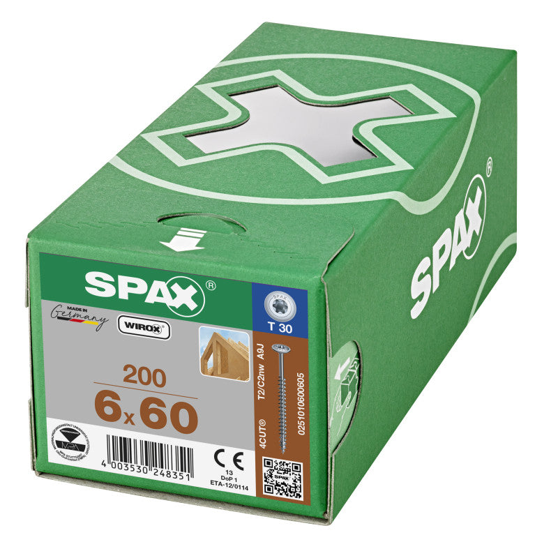 SPAX Universal Screw 5 x 77 mm T-Star Plus Steel 150pc