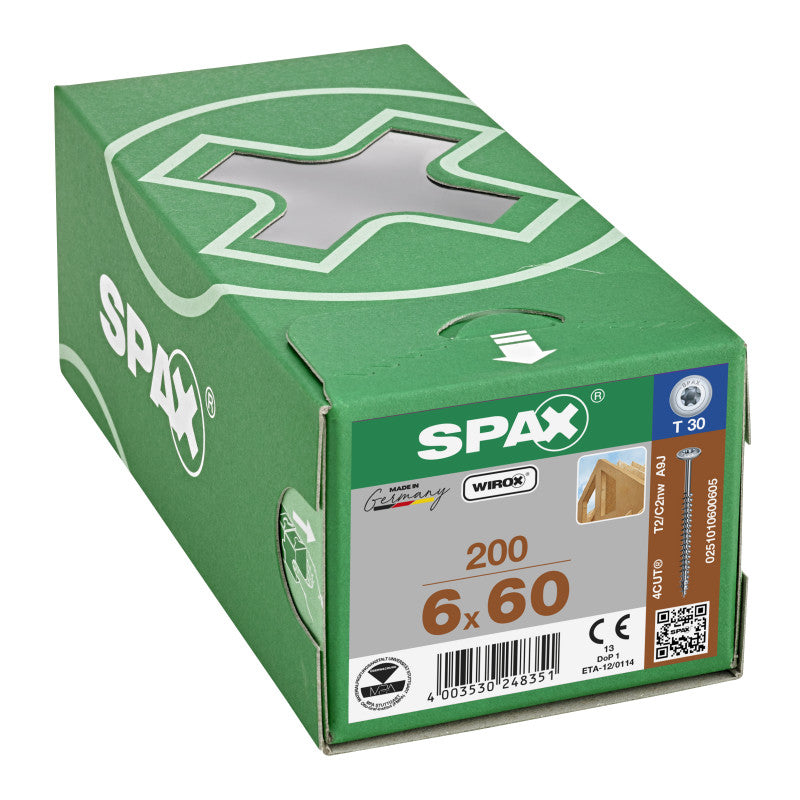 SPAX Universal Screw 5 x 77 mm T-Star Plus Steel 150pc