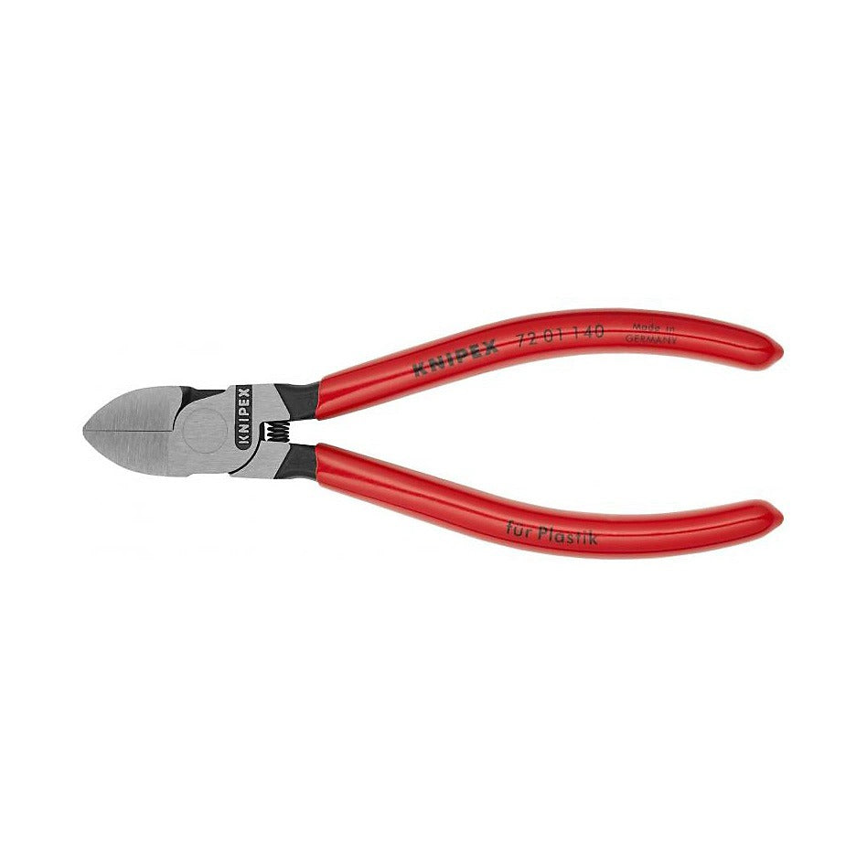 Knipex Diagonal Cutters for Plastics, 140 mm (72 01 140)