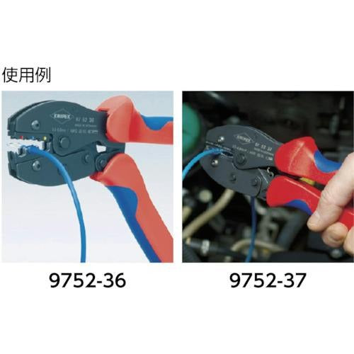 Knipex PreciForce 97 52 35 Crimping Pliers for Uninsulated Open Connectors 0.5 to 6 mm²