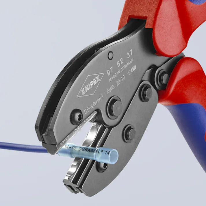 Knipex 97 52 37 Crimping Tool 0.5 - 6.0 mm² (AWG 20-10) (97 52 37)