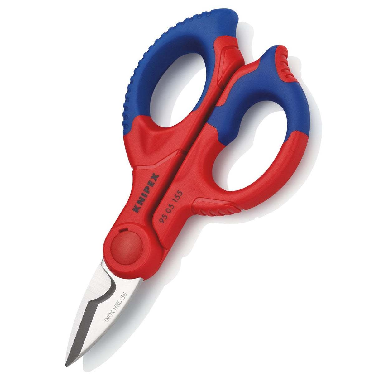 Knipex Electrician's Scissors - 150 mm - Stainless Steel Blades - With Belt Pouch (95 05 155 SB)