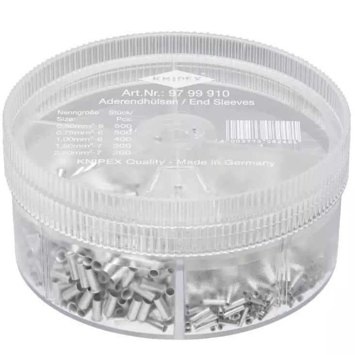 Knipex Wire End Ferrule Assortment Uninsulated 1900 pcs.