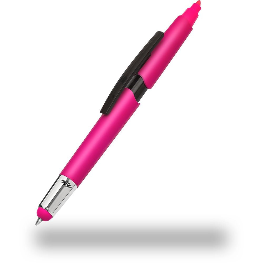 WEDO 3-in-1 NEON Stylus Pen 24-piece Set: Touchpen, Ballpoint Pen & Highlighter Assorted (261 61099)
