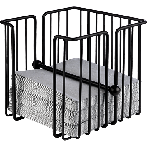 APS URBAN Napkin Holder, Metal, Black - 11771