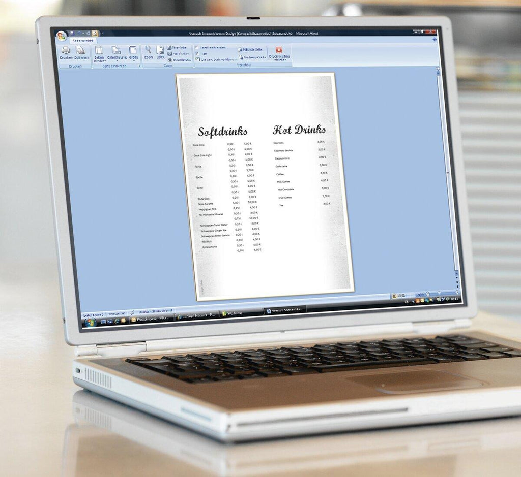 Sigel Motivpapier white gray DIN A4 90 g/m² - 100 sheets - DP681