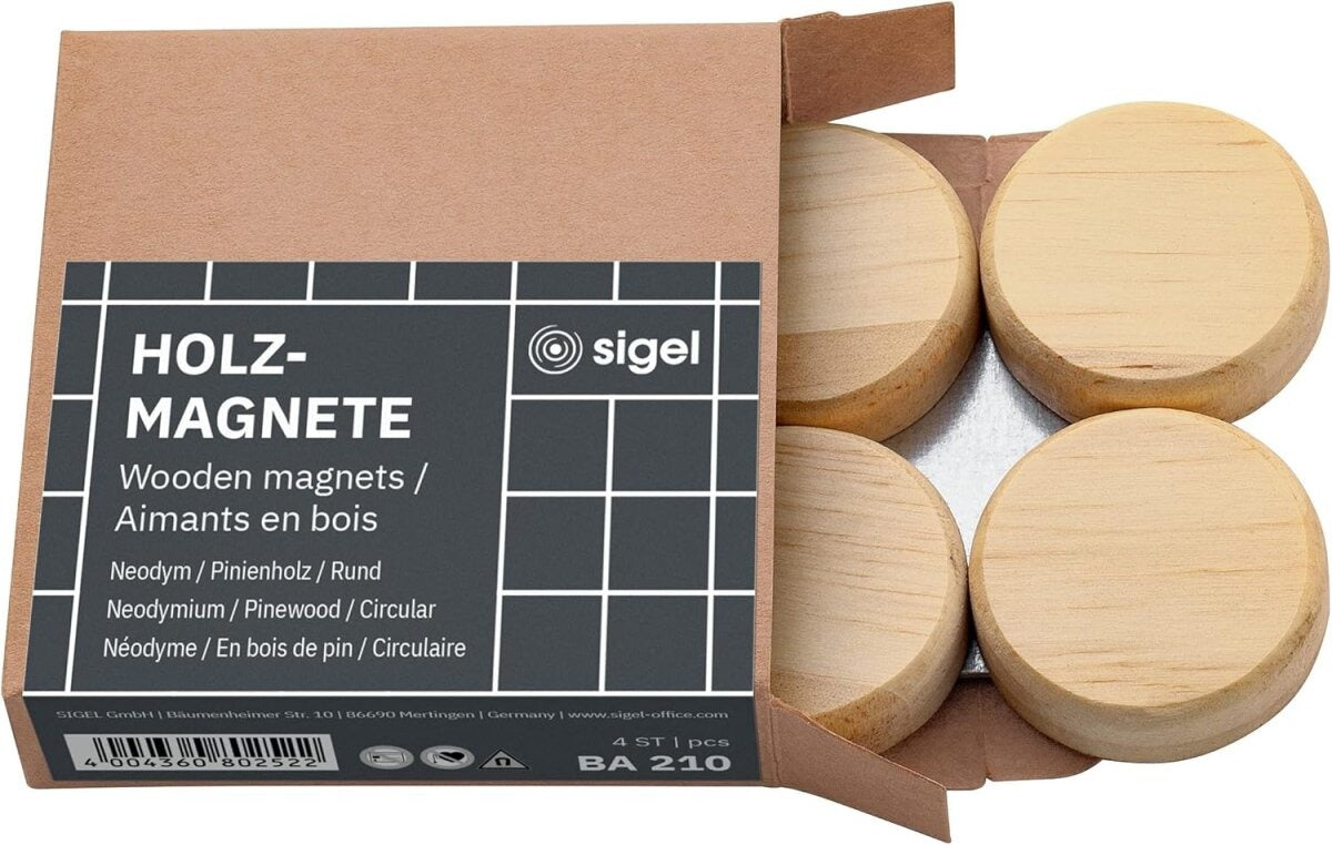 SIGEL Magnets Brown Ø 3.3 x 0.9 cm BA210