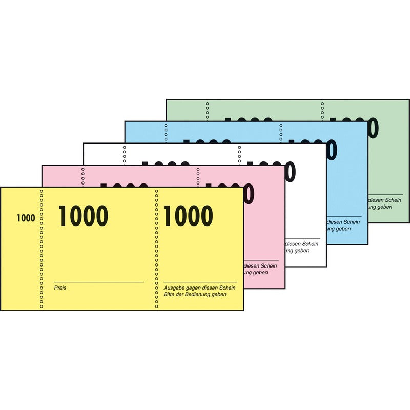 Sigel Number Pad 1-1000 105 x 50 mm 10 Pads with 100 Sheets (GN110)