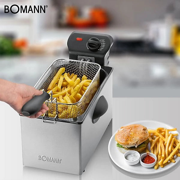 Bomann FR 2264 CB Deep Fryer - 3 Liters - 2000 W - Stainless Steel - Model 622641