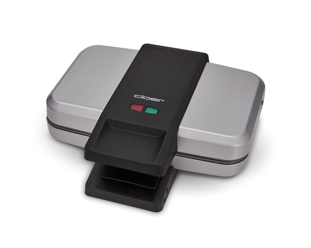 Cloer Sandwich Toaster for 2 XXL Slices - Silver/Black - 6259