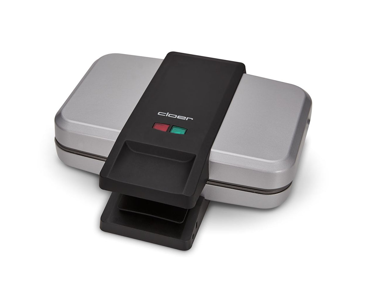 Cloer Sandwich Toaster for 2 XXL Slices - Silver/Black - 6259