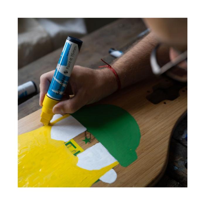 Schneider Paint-It 330 Acrylic Marker Set 6 Pieces 15 mm Line Width