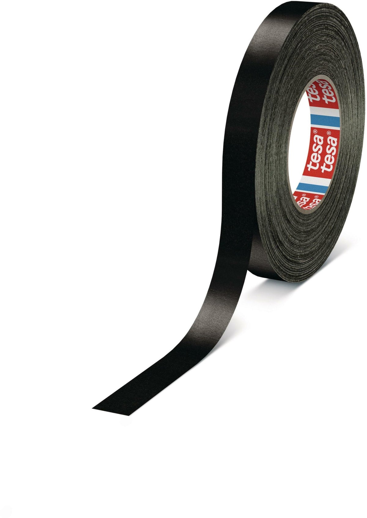 tesa 4651 Premium Fabric Tape, 38 mm x 50 m, Black, Plastic Coating, MPN: 04651-00507-00