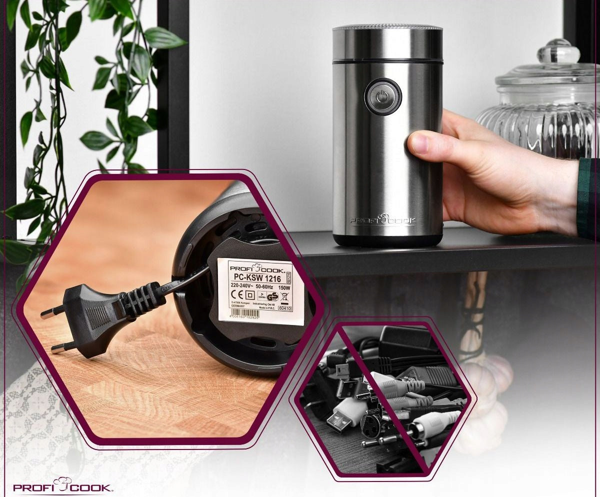 Profi Cook PC-KSW 1216 501216 Coffee Grinder Stainless Steel