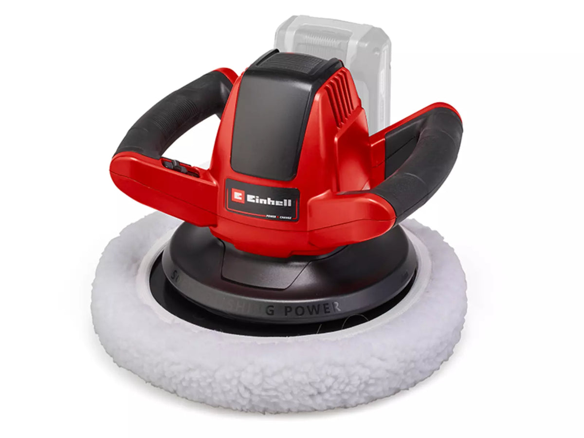 Einhell CE-CB 18/254 Li - Solo - Rotary Car Polisher - 2500 RPM - 25.4 cm - Black - Red