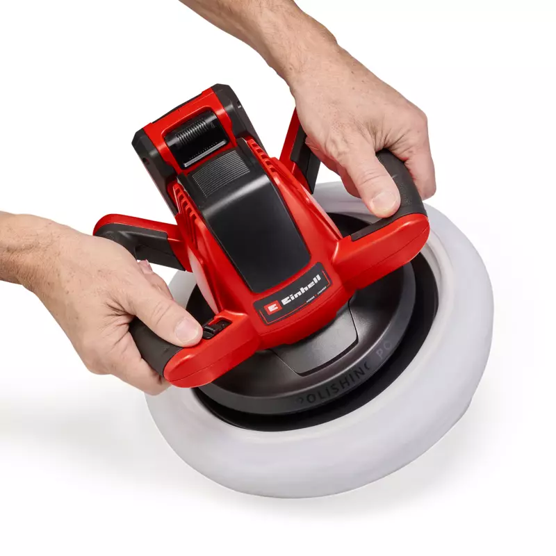 Einhell CE-CB 18/254 Li - Solo - Rotary Car Polisher - 2500 RPM - 25.4 cm - Black - Red