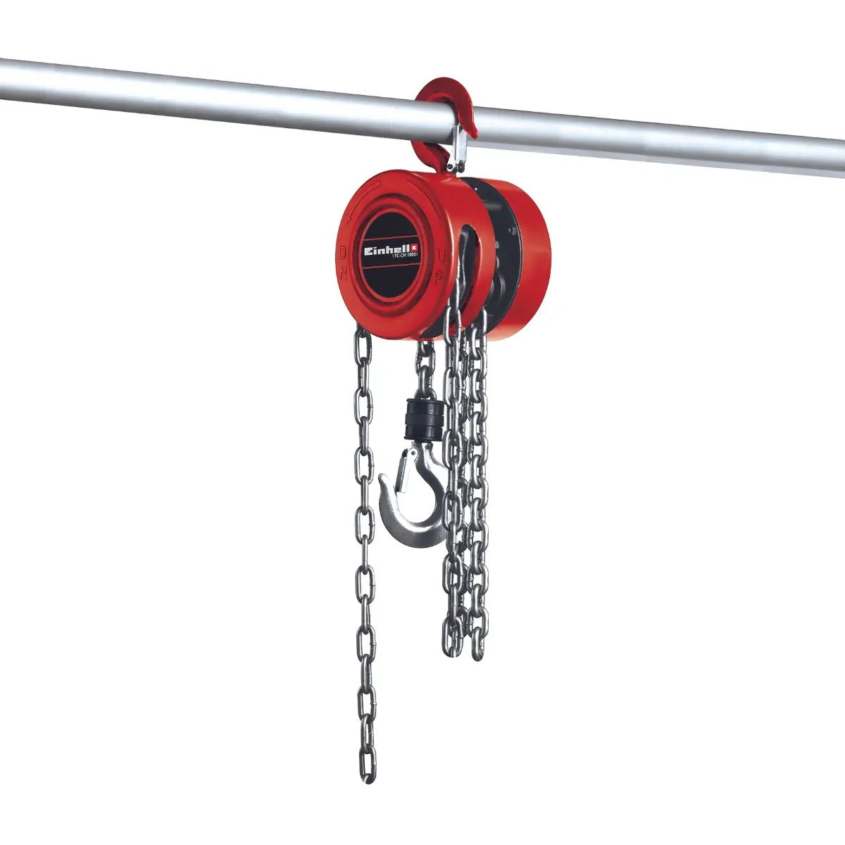 Einhell TC-CH 1000 Chain Hoist 1000 kg 2.5 m Red/Silver