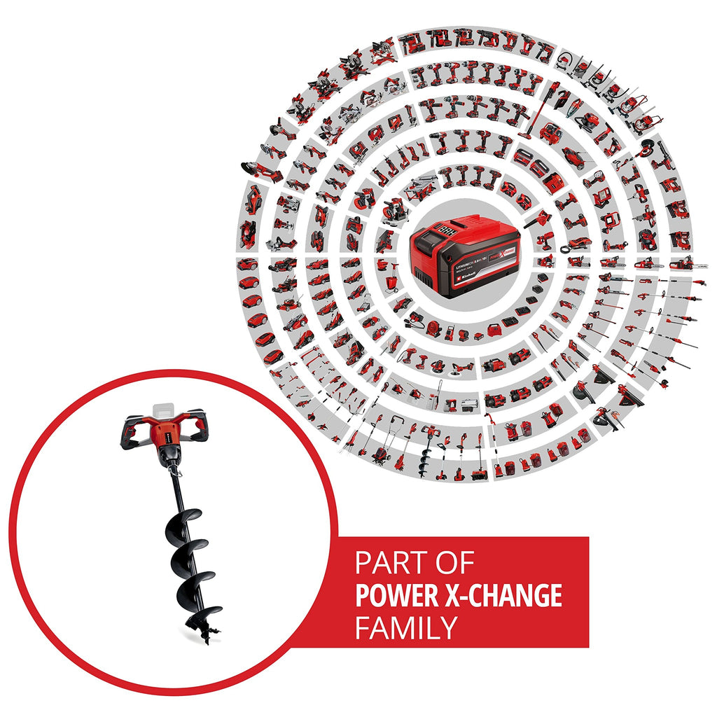 Einhell GP-EA 18/150 Li BL-Solo 125 RPM Battery 5.7 kg