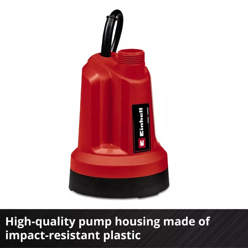 Einhell Power X-Change GE-SP 18 LL Li Clear Water Submersible Pump 4500 l/h 8 m (4181561) 1x4.0Ah