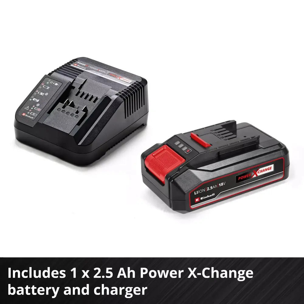 Einhell TE-CD 18/44 Li-i Cordless Impact Drill/Driver 2-speed 1x2.5Ah Battery Charger