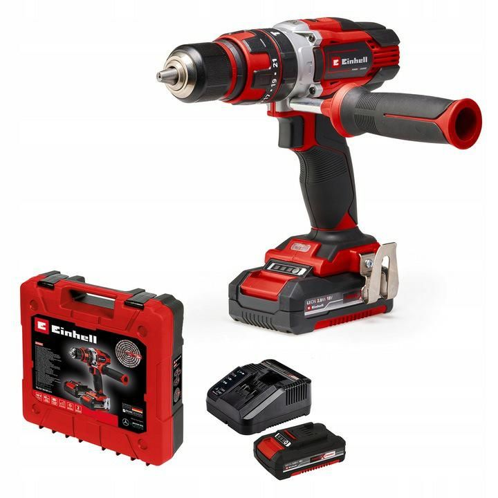 Einhell TE-CD 18/44 Li-i Cordless Impact Drill/Driver 2-speed 1x2.5Ah Battery Charger