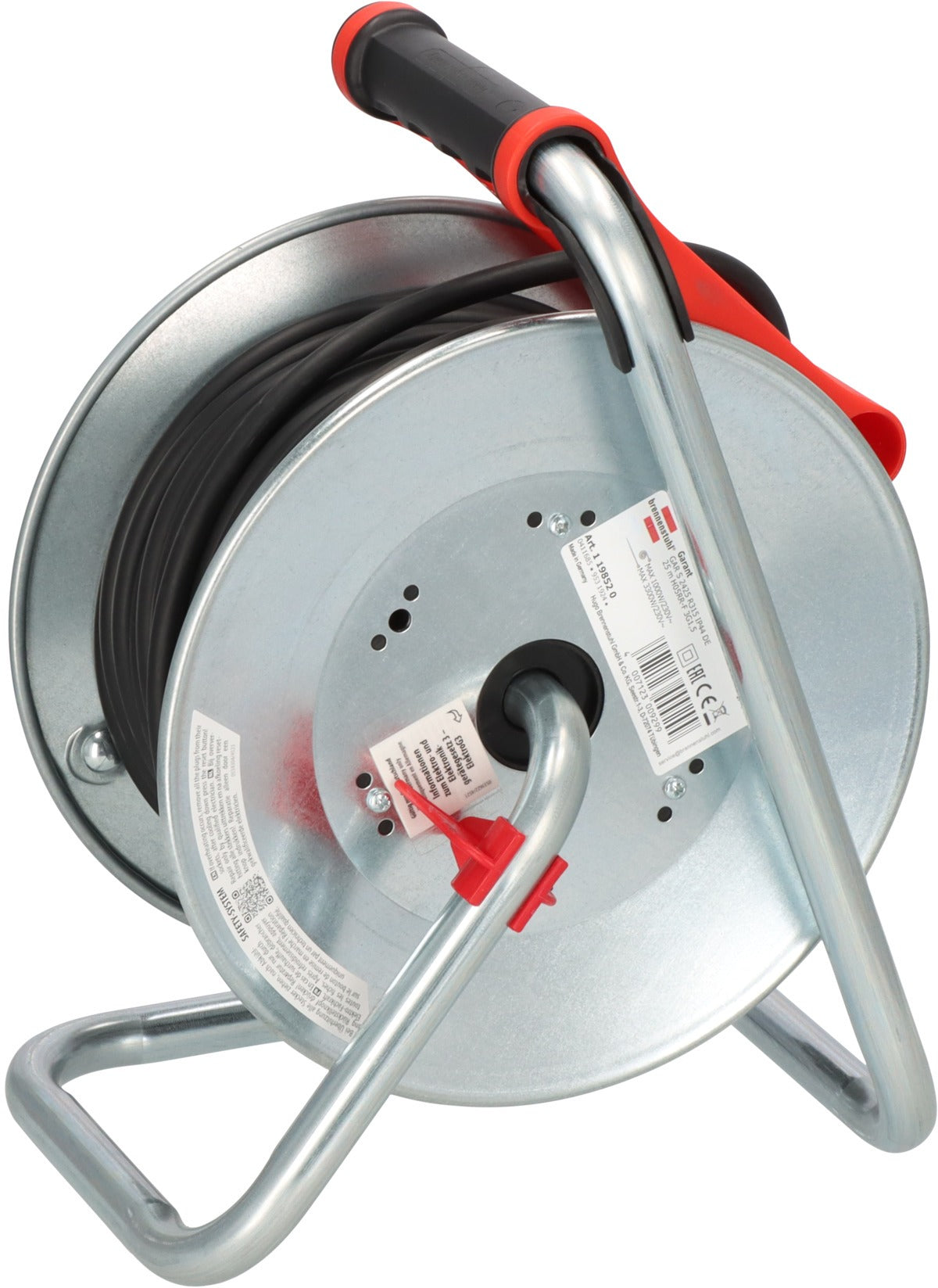 Brennenstuhl Garant S 4-240 - Metal Cable Reel - 25 m - 1.5 mm² - 1198520 mm-2mm