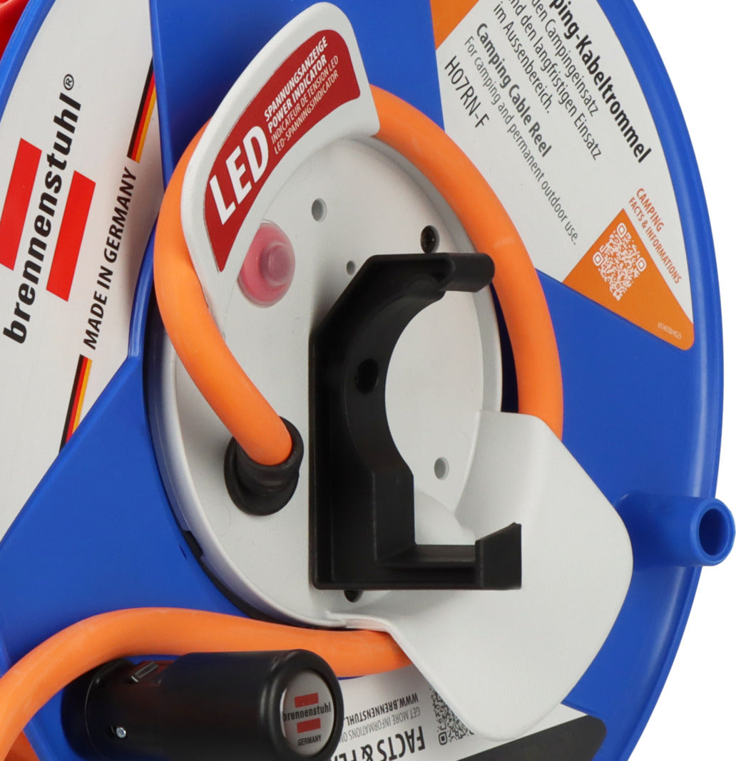 Brennenstuhl Cable Reel 25 m CEE Plug 16A 3-Pole Orange (1182470200)