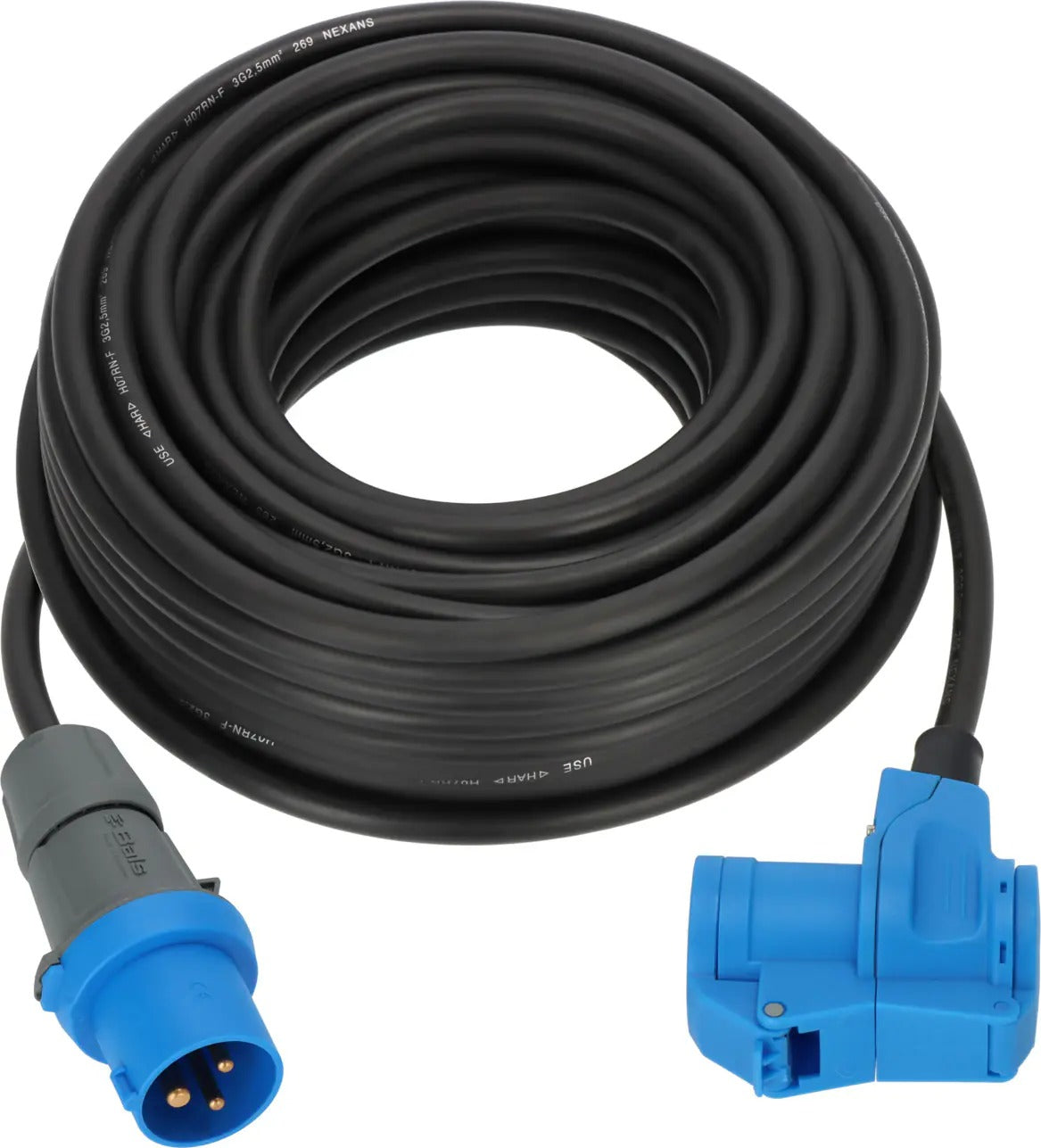 Brennenstuhl Power Extension Cable 25 m H07RN-F 3 G 2.5 mm² CEE Plug Black (1168650525)