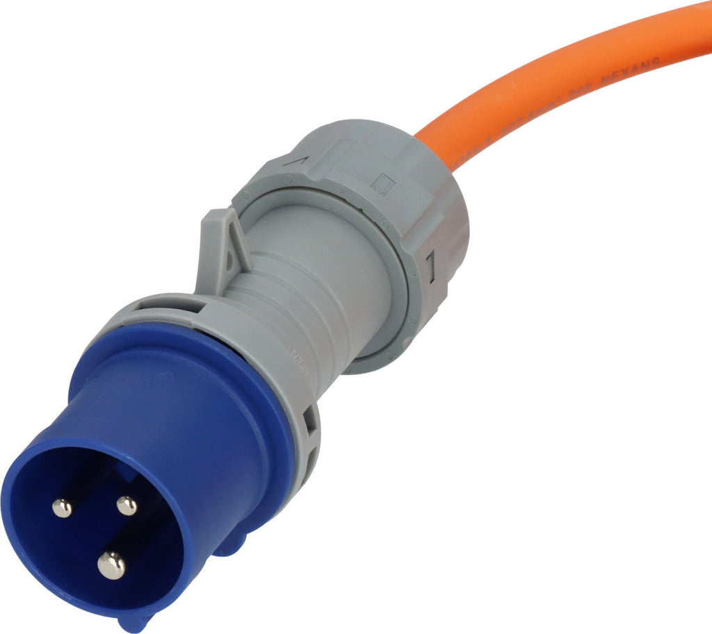Brennenstuhl 1167650425 Power Extension Cable, 25 m, H07RN-F 3 G 2.5 mm², Blue/Grey/Orange