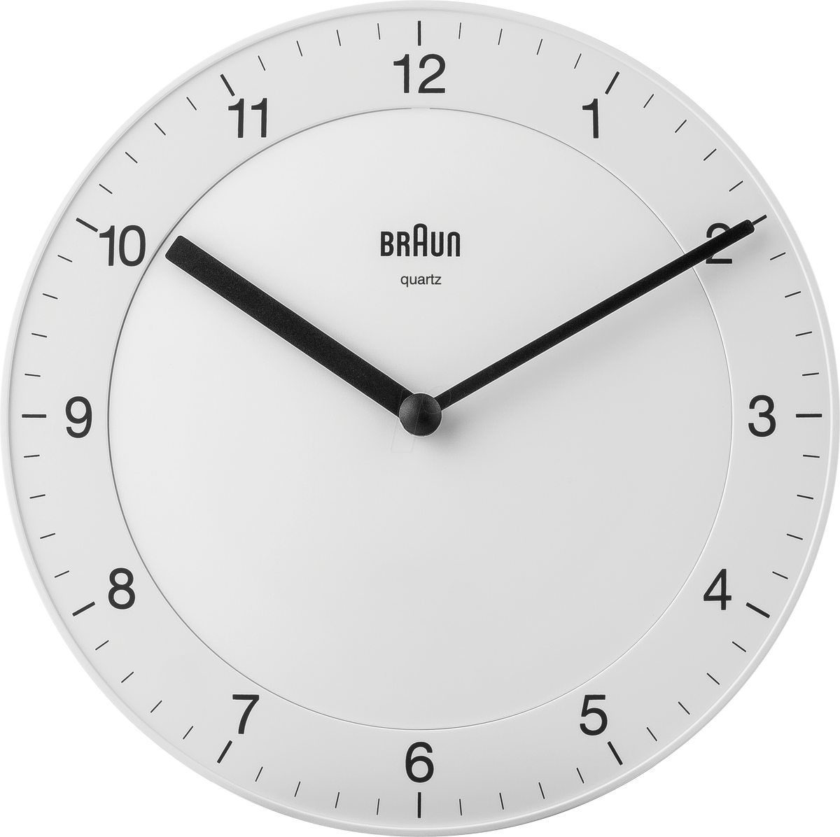 Braun BC06W Quartz Wall Clock Round White (67077)