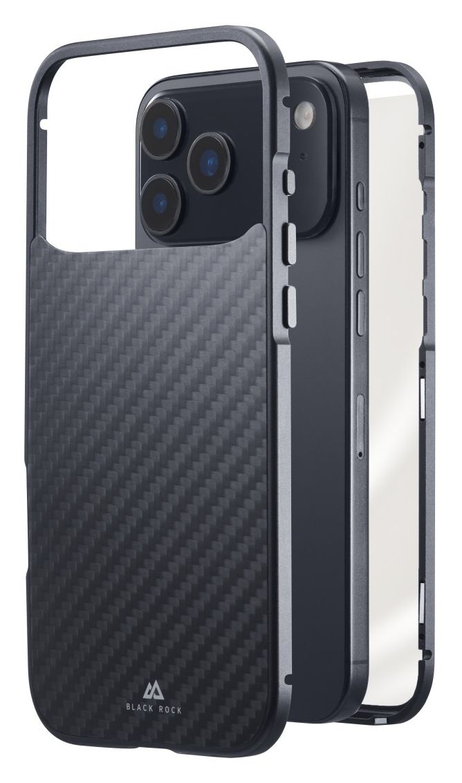 Black Rock Cover 360° Glass for Apple iPhone 17 Pro Max Real Carbon (00080472)