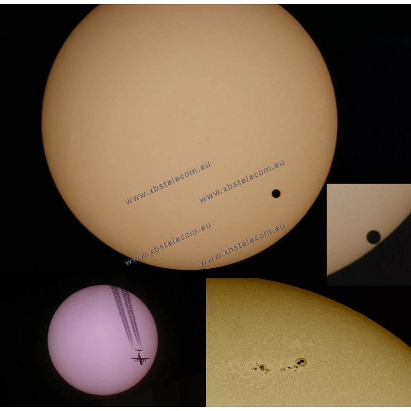 Bresser Optik Arcturus 60/700 AZ Telescope - Carbon - Achromatic - 35 to 525x Magnification - 4511609