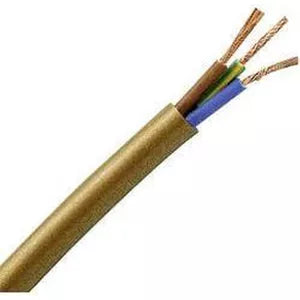 H03VV F375W 25 M - Hose cable H03VV-F, 3 x 0.75 mm, 25 m, white