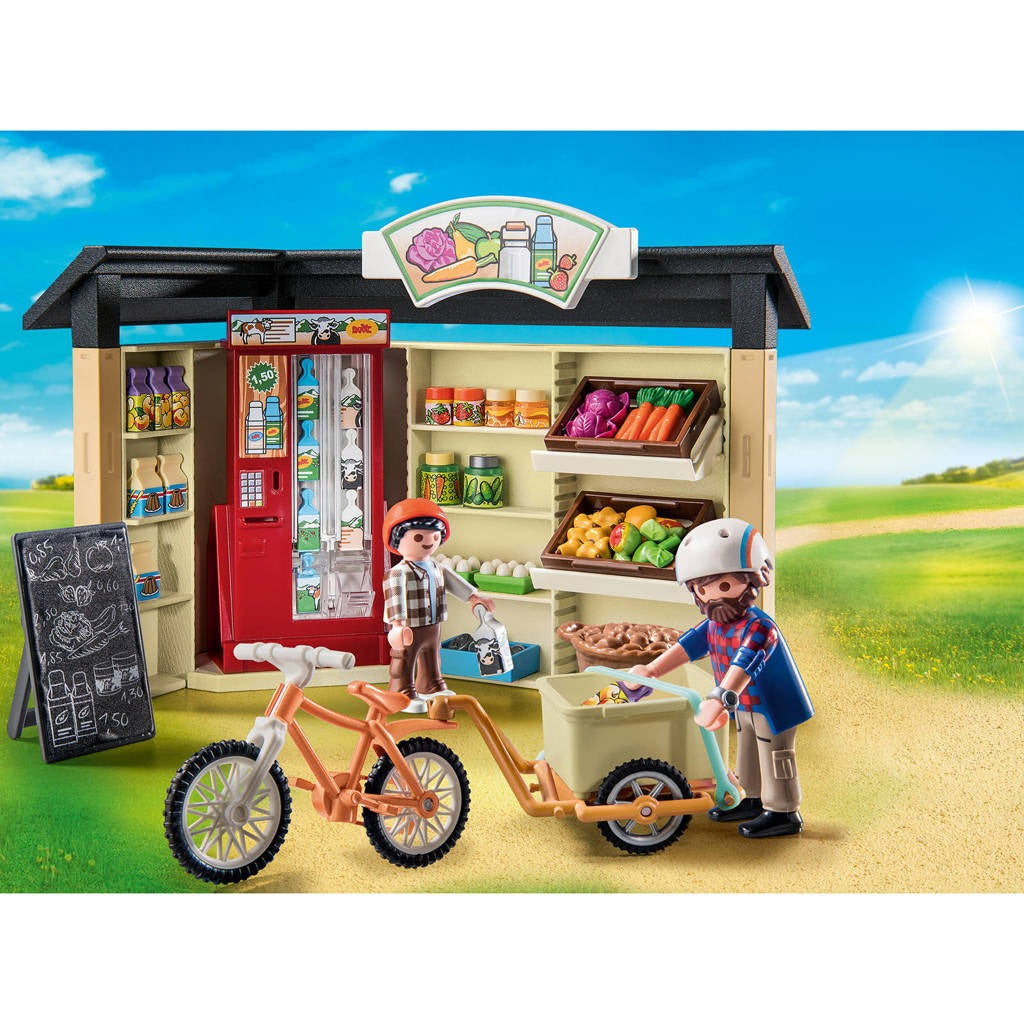 Playmobil Country Farm Shop Set 71250 Made from 80% Recycled Material 24-hour