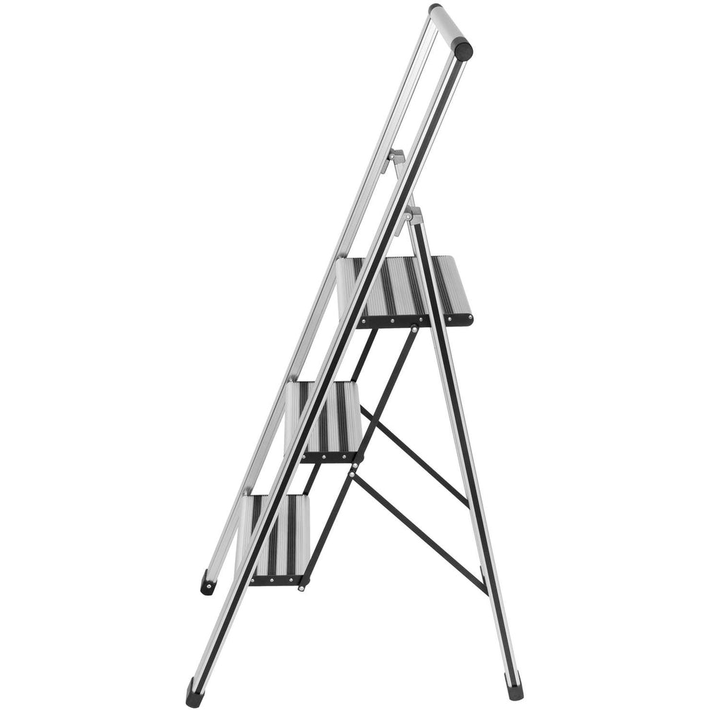 WENKO Aluminum Design Folding Step Ladder 3-Step (601012100)