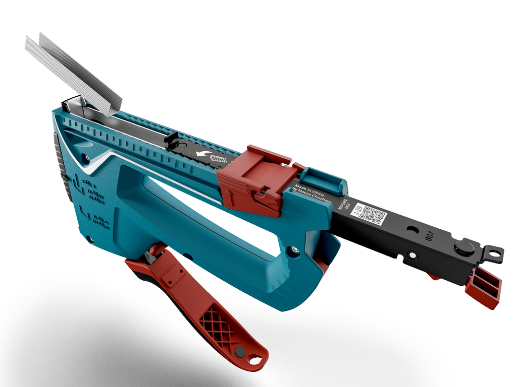 Novus J-29 Turquoise Hand Tacker Heavy-Duty Professional Stapler 030-0467