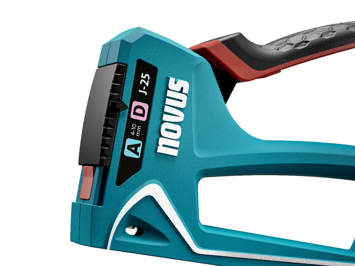 novus J-25 Hand Tacker - Turquoise - 030-0468