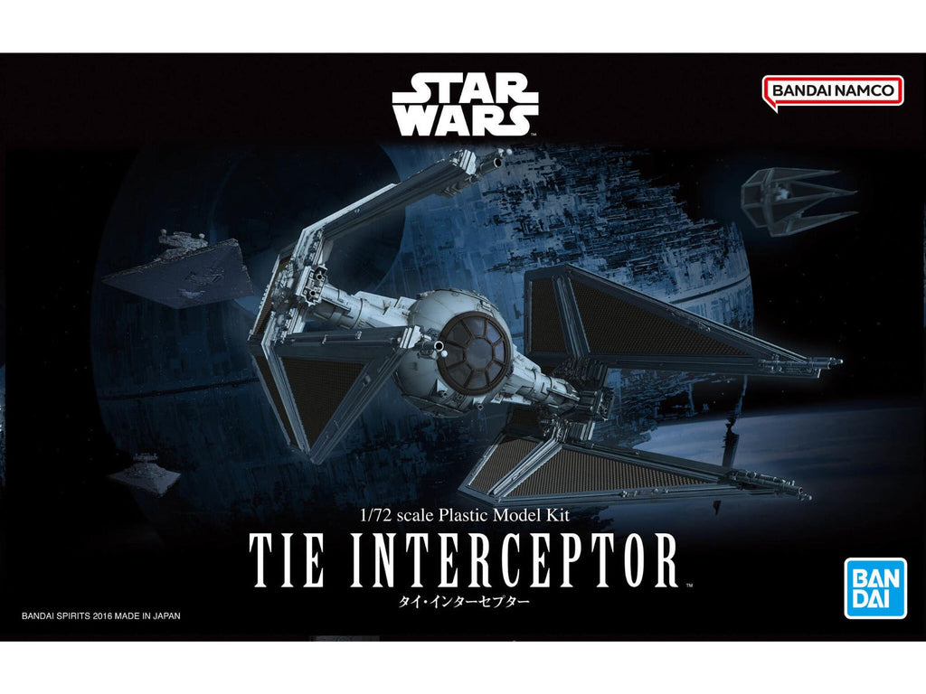 Revell Star Wars BANDAI TIE Interceptor Model Kit 1:72 01212
