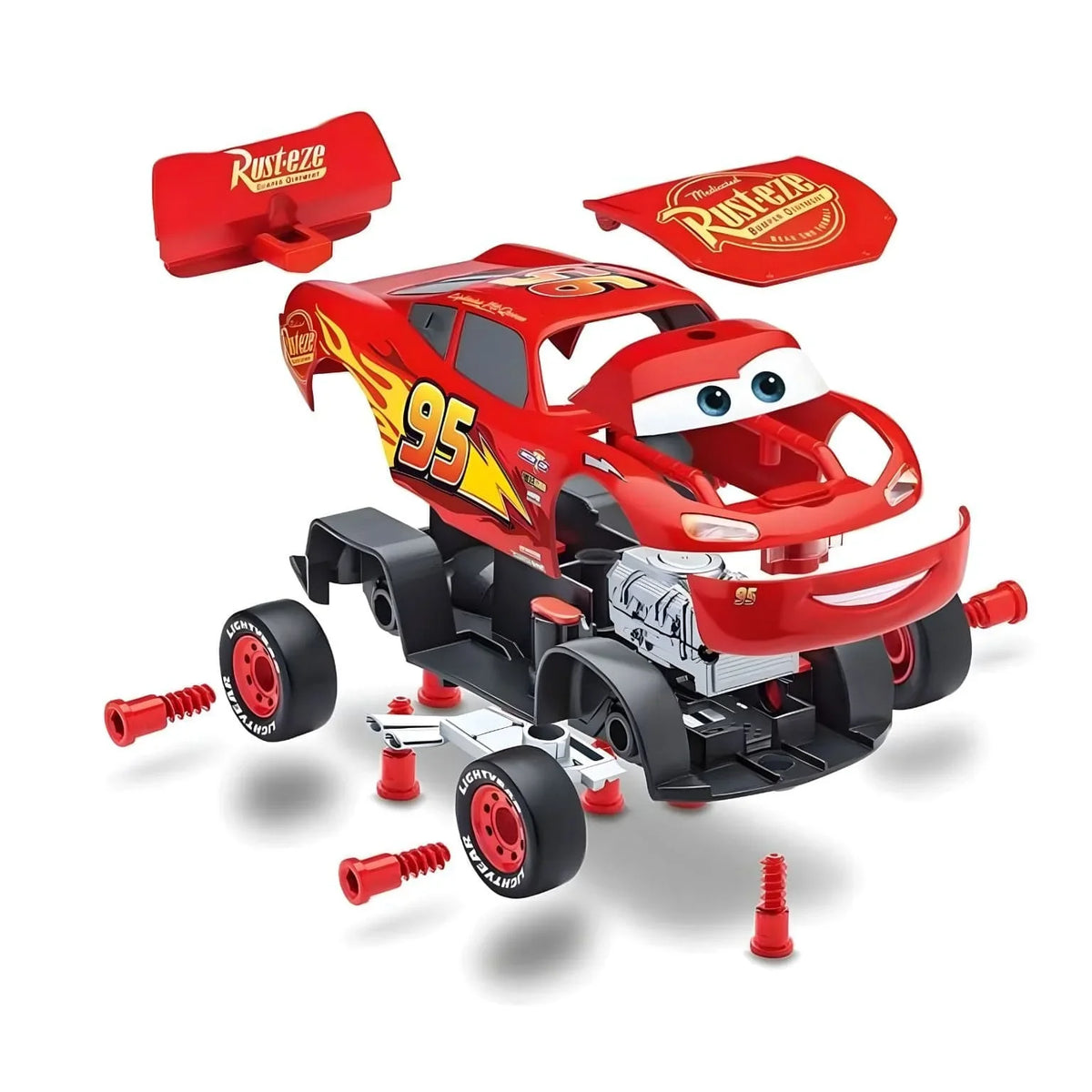 Revell B&P Cars Lightning McQueen Toy Car with Lights & Sounds, 1:20 Scale (065629090)