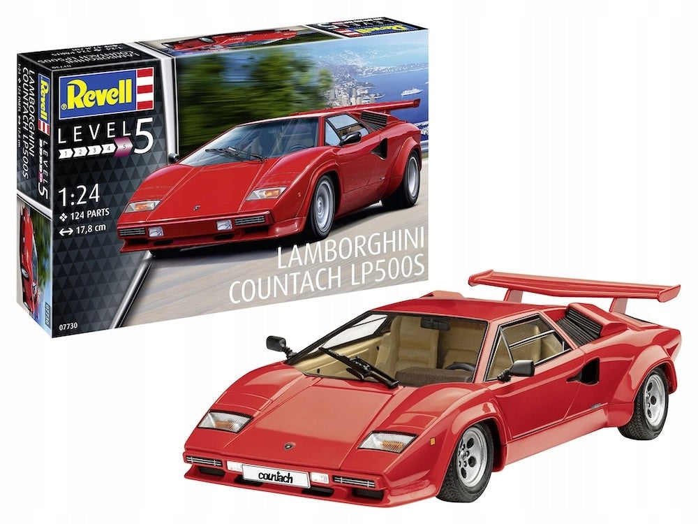 Revell Lamborghini Countach LP500S Model Car Kit 1:24 (07730)