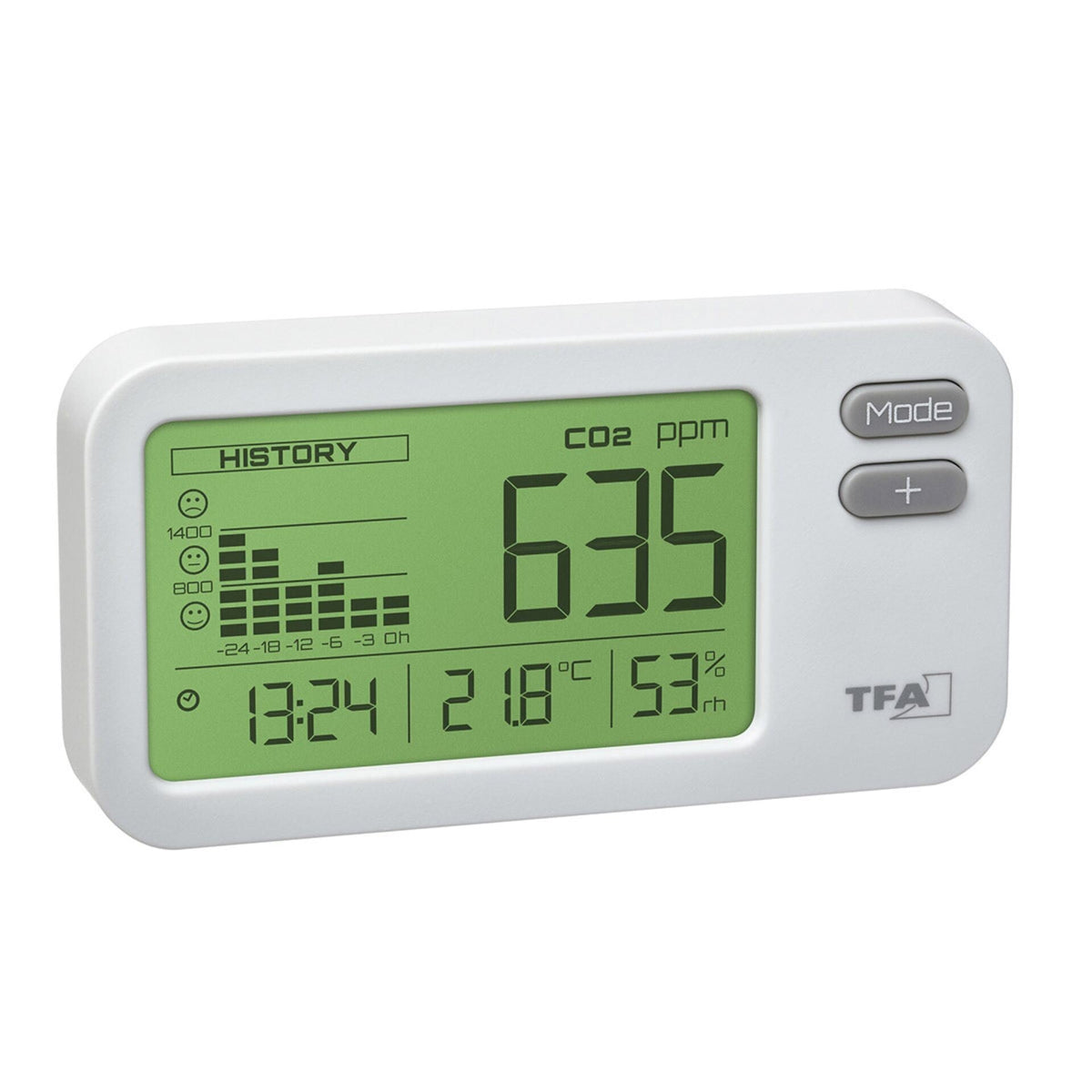 TFA-Dostmann AIRCO2NTROL LIFE - CO2 Monitor with LED Display - 100-240 V