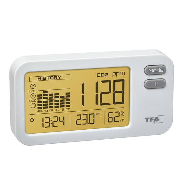 TFA-Dostmann AIRCO2NTROL LIFE - CO2 Monitor with LED Display - 100-240 V
