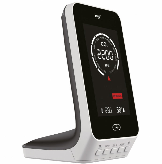 TFA-Dostmann AIRCO2NTROL LIFE - CO2 Monitor with LED Display - 100-240 V
